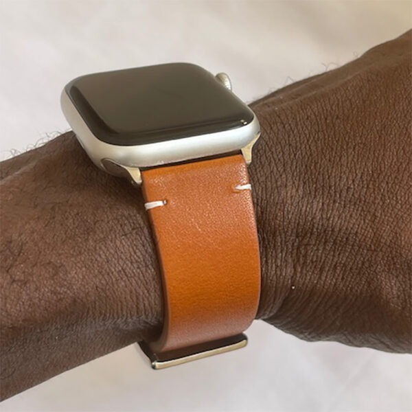 Bracelet Téranga – Style Rétro en Cuir - Image 3