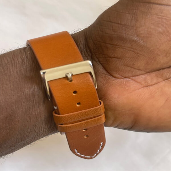Bracelet Téranga – Style Rétro en Cuir - Image 4