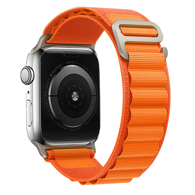 8uObAlpine Loop Nylon Band For Apple Watch Strap 49mm 45mm 41mm 44mm 40mm 42mm 38mm Metal