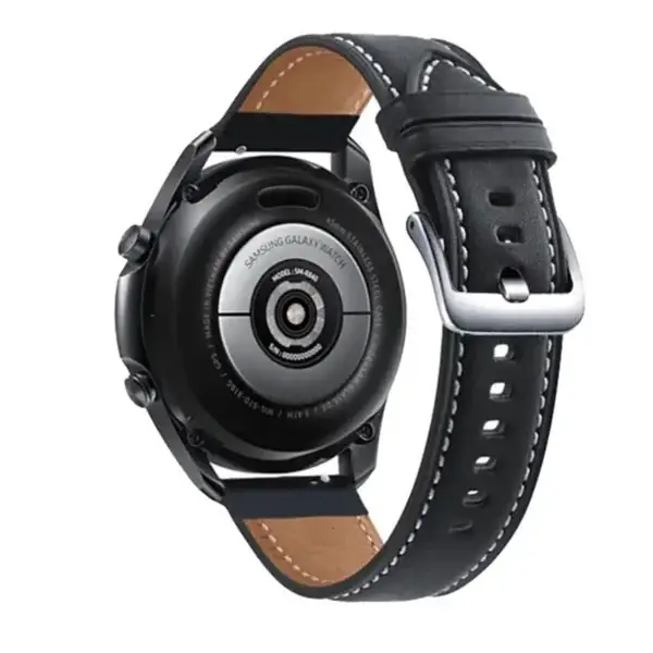 Bracelet Zuberi – Cuir Noir Véritable Haut de Gamme - Image 2